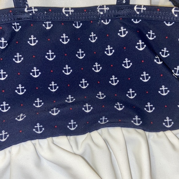 Janie and Jack Newborn nautical anchor sailor one piece swimsuit bathing suit - Picture 6 of 7
